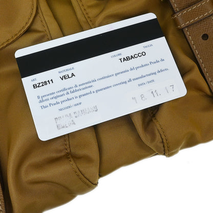 Prada Brown Nylon Backpack