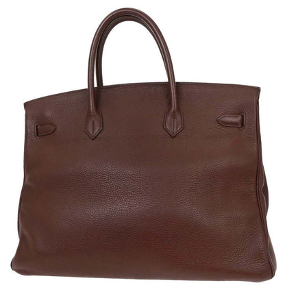 Hermes Havane Taurillon Clemence Birkin 40 Handbag