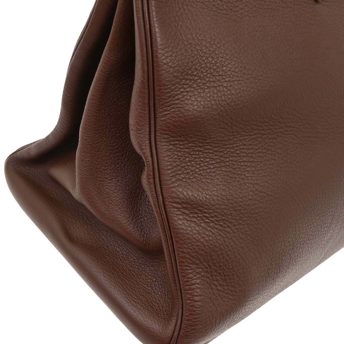 Hermes Havane Taurillon Clemence Birkin 40 Handbag