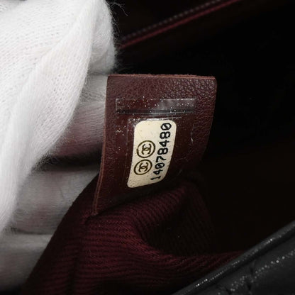 Chanel 2010-2011* Gray Iridescent Calfskin Fantasy Fur Backpack