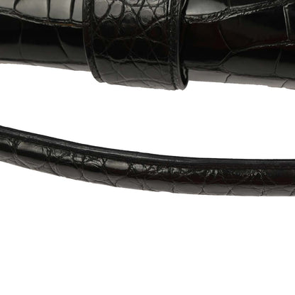 Prada * Black Crocodile Handbag