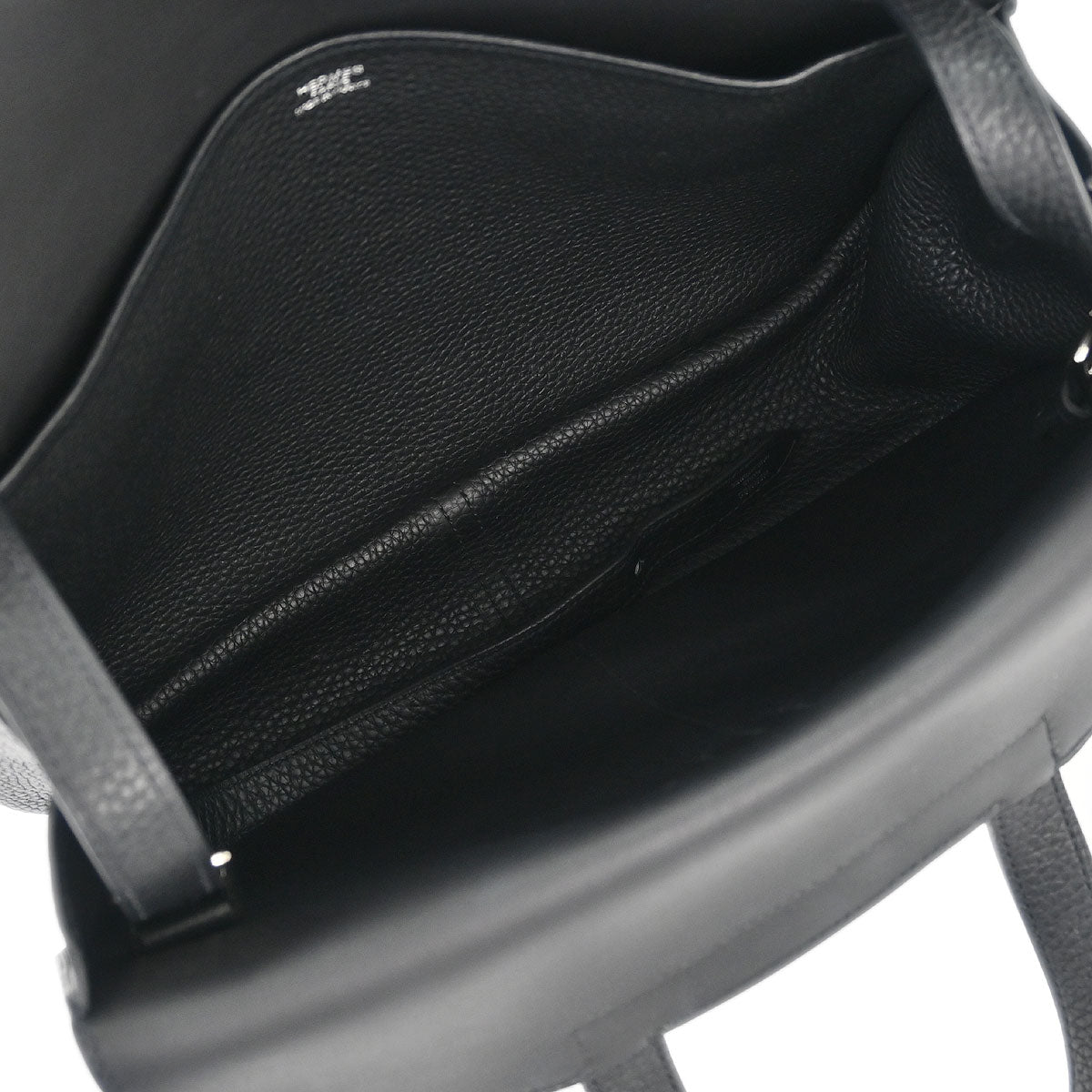 Hermes Black Taurillon Clemence Halzan 31 2way Shoulder Tote Bag