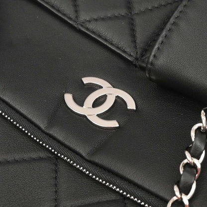 Chanel 2019 Black Lambskin Ultra Pocket Shopping Tote Bag