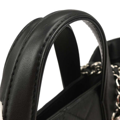 Chanel 2019 Black Lambskin Ultra Pocket Shopping Tote Bag
