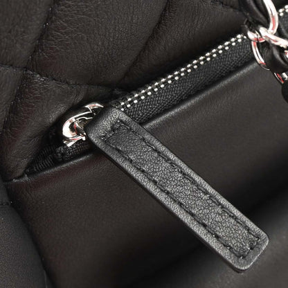 Chanel 2019 Black Lambskin Ultra Pocket Shopping Tote Bag