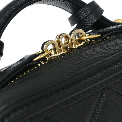 Chanel 2019 Black Caviar Filigree 2way Shoulder Bag