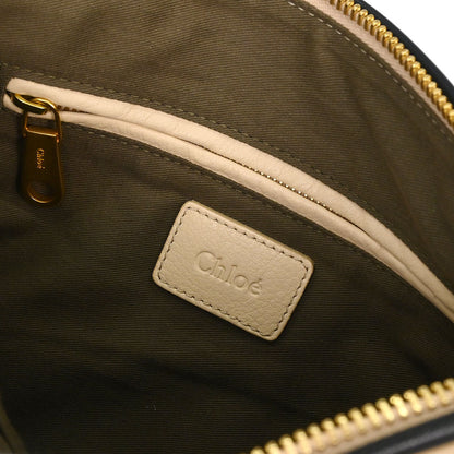 Chloe Beige Leather Marcie 2way Shoulder Handbag