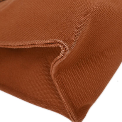Hermes Brown Canvas Etriviere Elan Tote Bag
