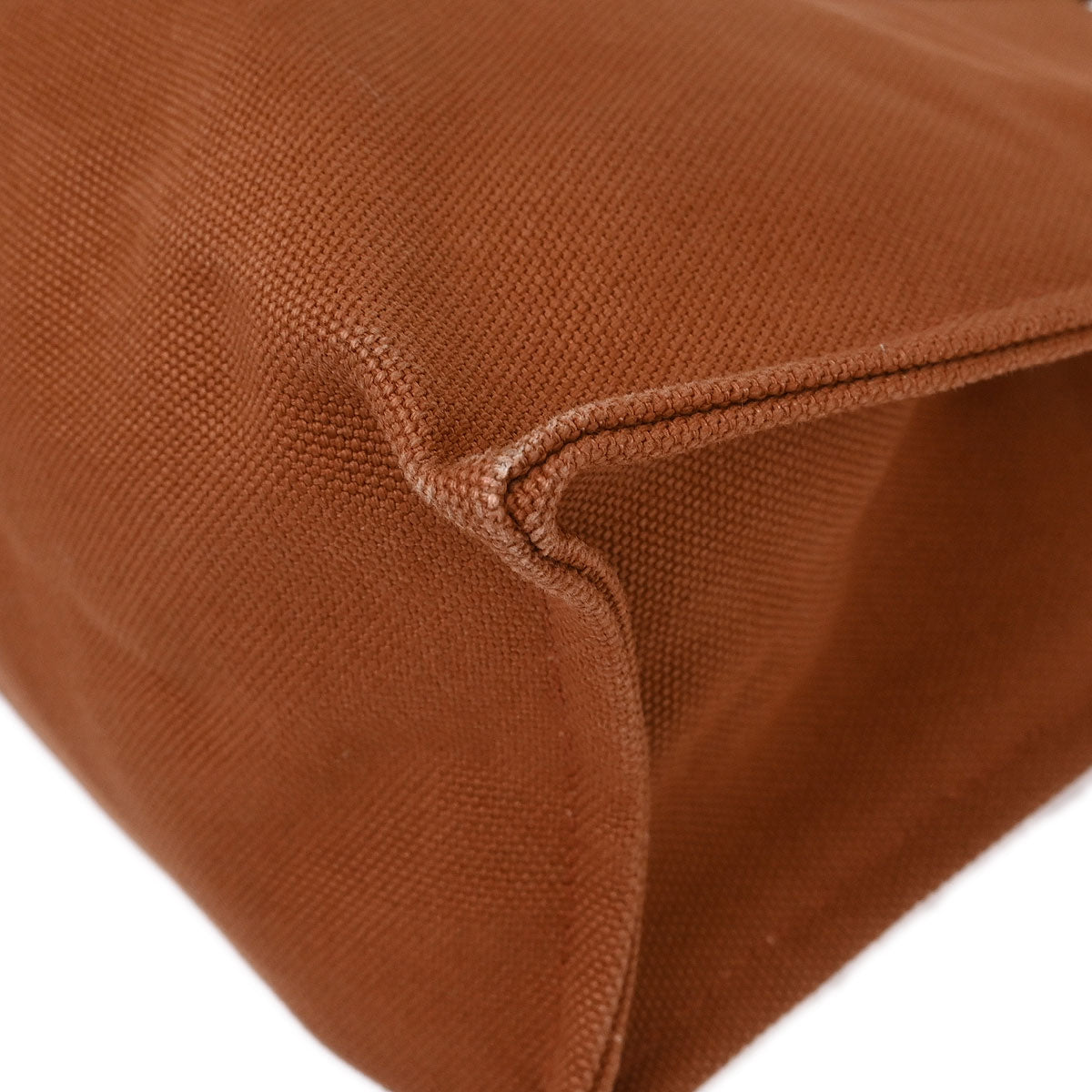 Hermes Brown Canvas Etriviere Elan Tote Bag