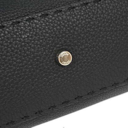 Fendi Black Leather Peekaboo 2way Shoulder Handbag