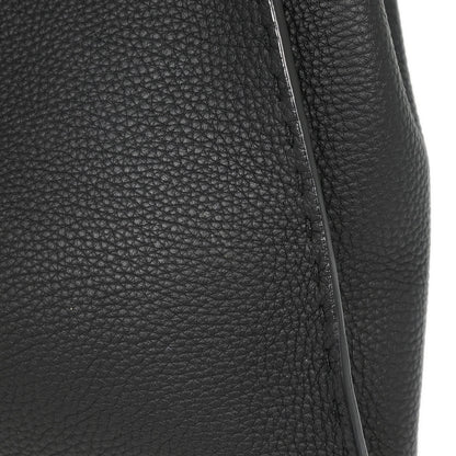 Fendi Black Leather Peekaboo 2way Shoulder Handbag