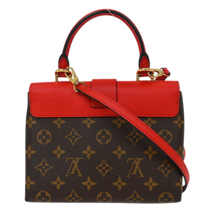 Louis Vuitton Red Monogram Locky BB 2way Shoulder Handbag M44322