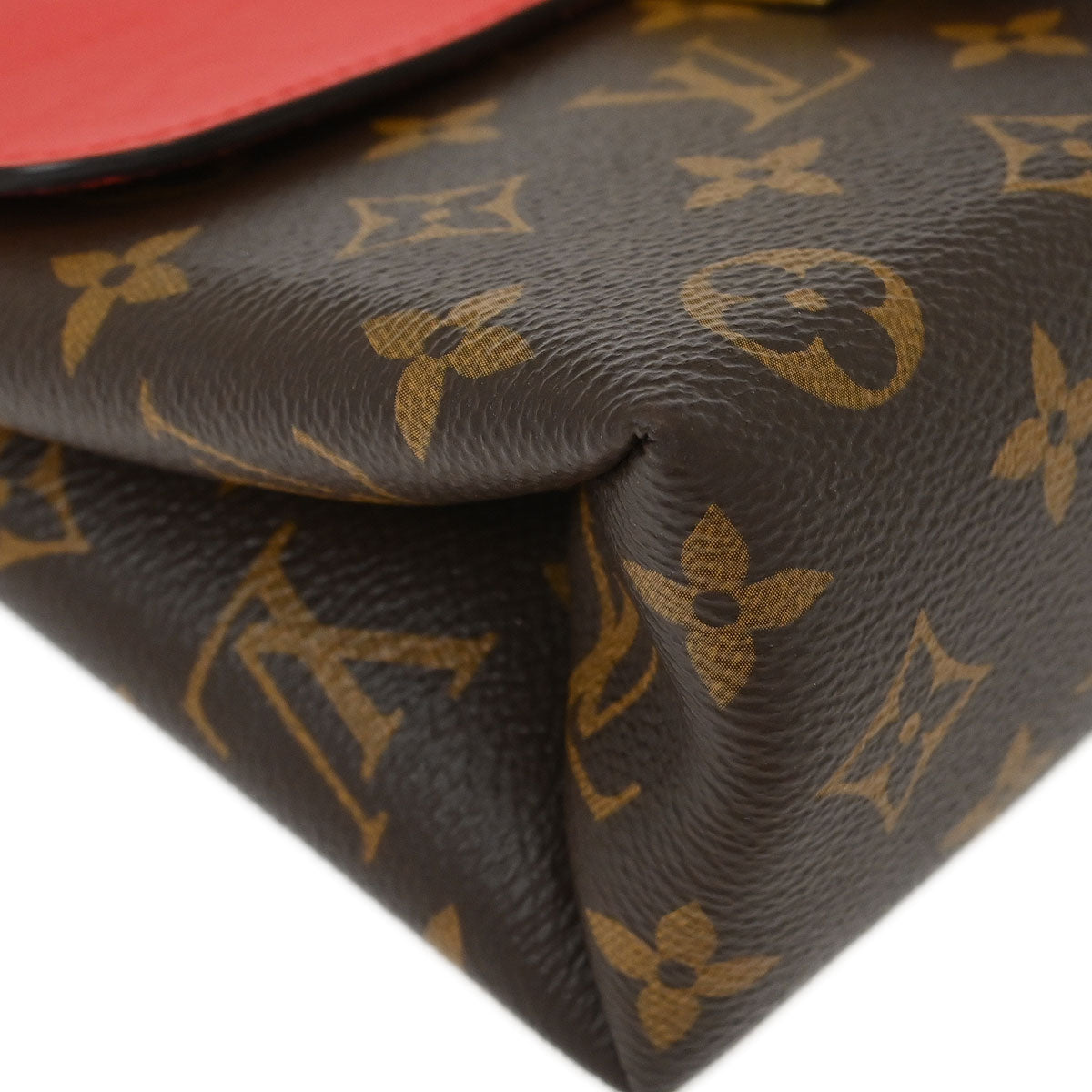 Louis Vuitton Red Monogram Locky BB 2way Shoulder Handbag M44322