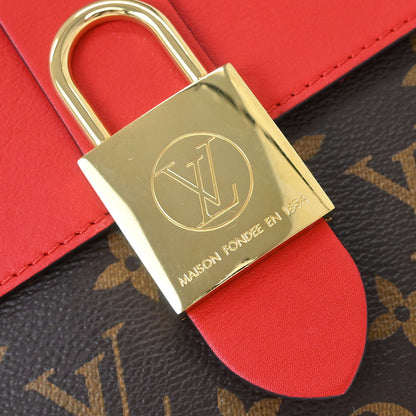 Louis Vuitton Red Monogram Locky BB 2way Shoulder Handbag M44322