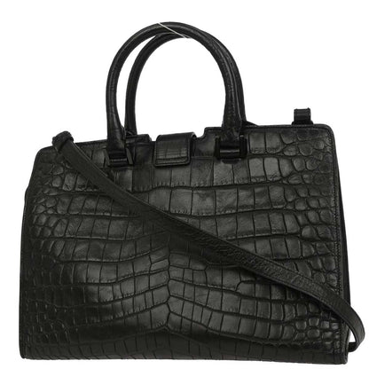 Saint Laurent * Black Cabas 2way Shoulder Handbag