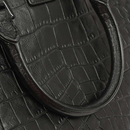 Saint Laurent * Black Cabas 2way Shoulder Handbag