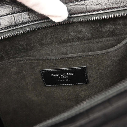 Saint Laurent * Black Cabas 2way Shoulder Handbag