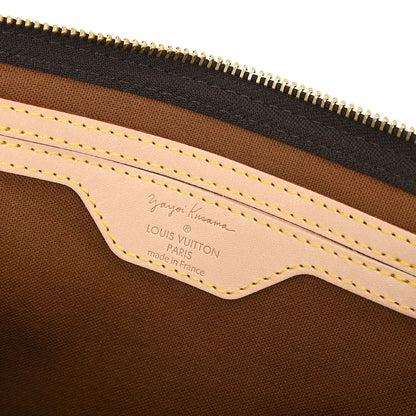 Louis Vuitton Yayoi Kusama White Monogram Town Speedy 30 Handbag M40690