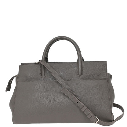 Saint Laurent Gray Cabas Rive 2way Shoulder Handbag