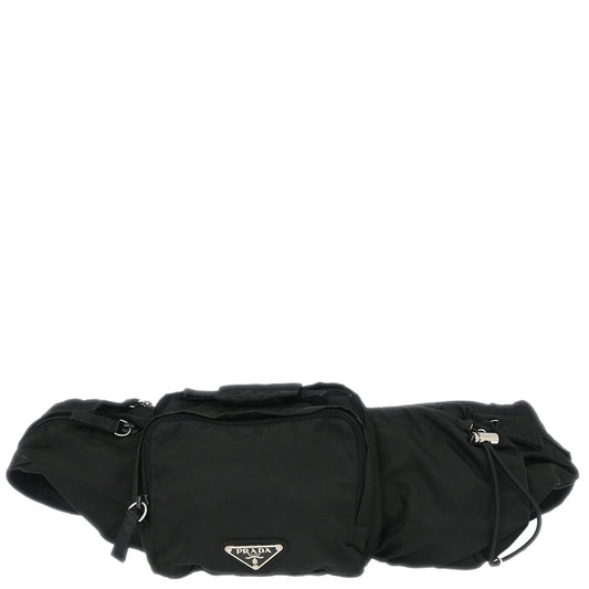 Prada Black Nylon Bum Bag