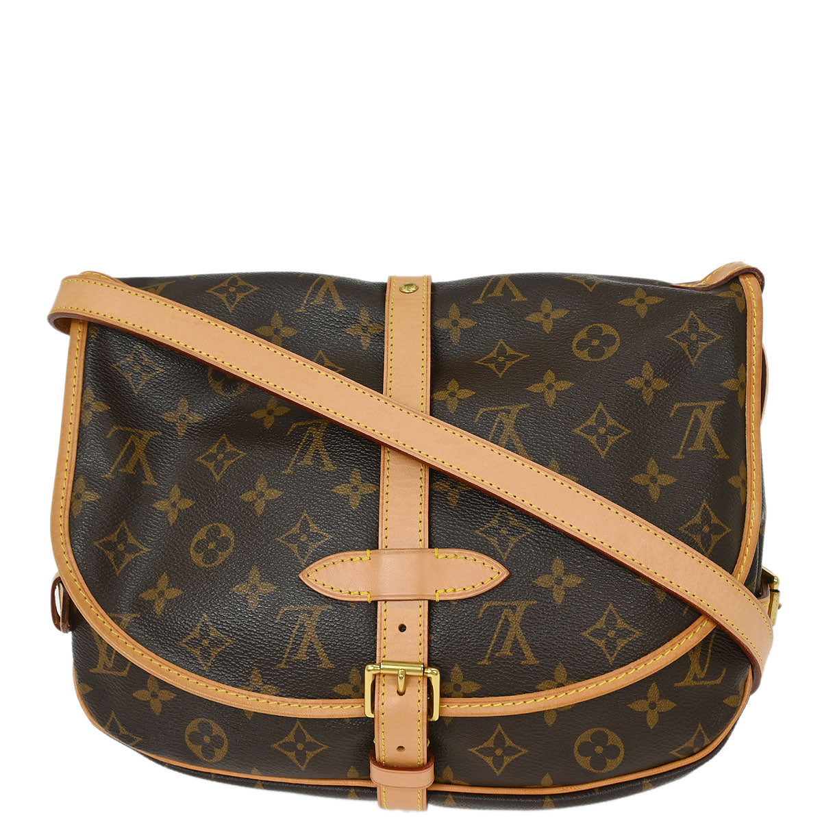 Louis Vuitton Monogram Saumur 30 Messenger Shoulder Bag M42256