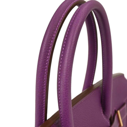 Hermes Anemone Togo Birkin 30 Handbag