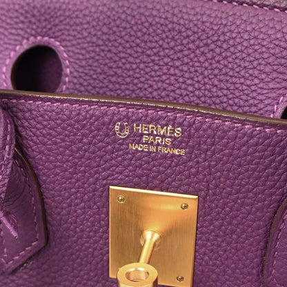 Hermes Anemone Togo Birkin 30 Handbag