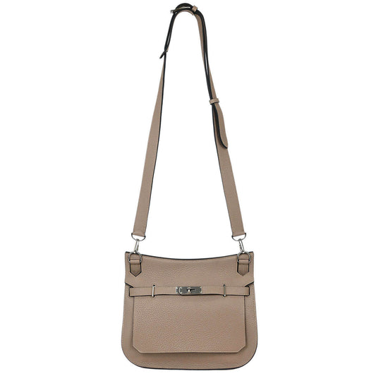 Hermes Gris Tourterelle Taurillon Clemence Jypsiere 28 Shoulder Bag
