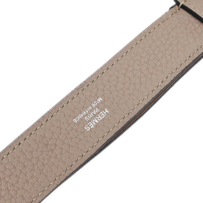 Hermes Gris Tourterelle Taurillon Clemence Jypsiere 28 Shoulder Bag