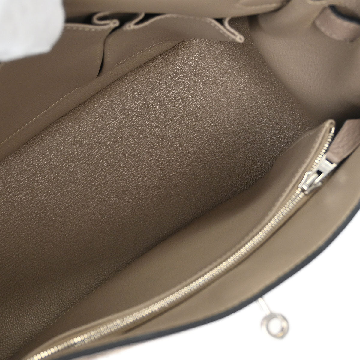 Hermes Gris Tourterelle Taurillon Clemence Jypsiere 28 Shoulder Bag