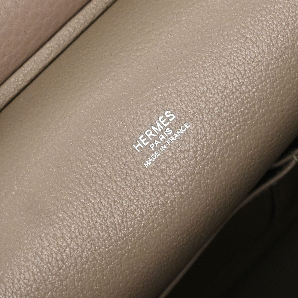 Hermes Gris Tourterelle Taurillon Clemence Jypsiere 28 Shoulder Bag