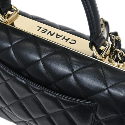 Chanel Black Lambskin Trendy CC 2way Shoulder Handbag