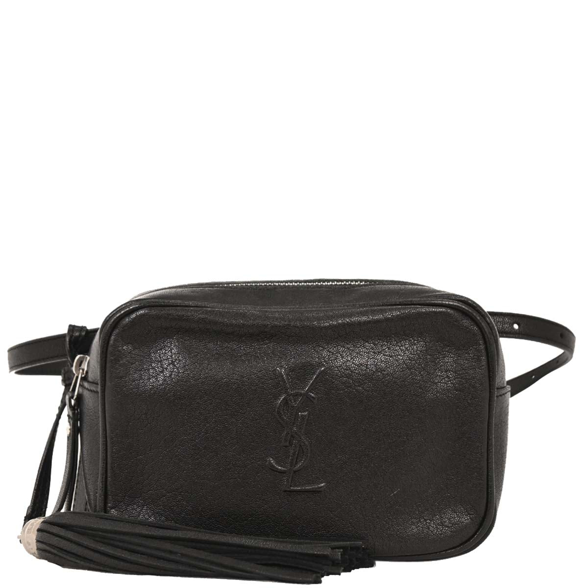 Saint Laurent Black Lou Belt Bag