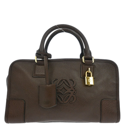 Loewe Brown Leather Amazona 28 Handbag