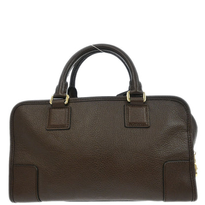 Loewe Brown Leather Amazona 28 Handbag