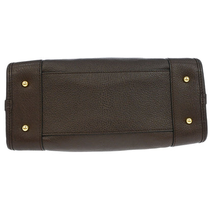Loewe Brown Leather Amazona 28 Handbag