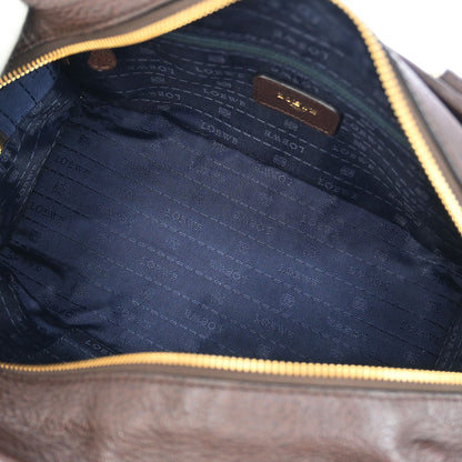 Loewe Brown Leather Amazona 28 Handbag