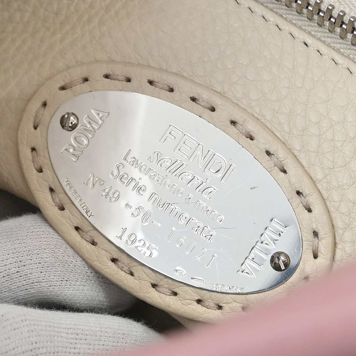 Fendi Purple Peekaboo 2way Shoulder Handbag