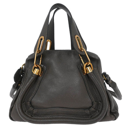 Chloe Gray Paraty 2way Shoulder Handbag