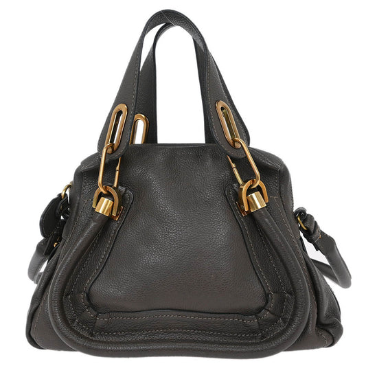 Chloe Gray Paraty 2way Shoulder Handbag