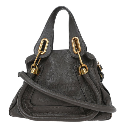 Chloe Gray Paraty 2way Shoulder Handbag