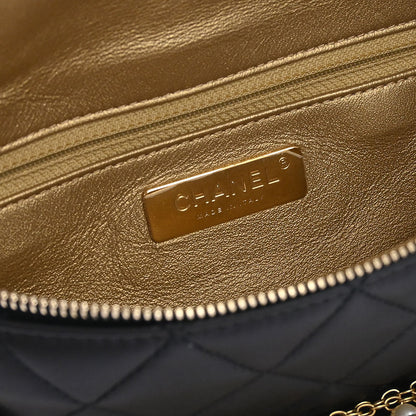 Chanel 2019 Black Calfskin All About Chains Bum Bag