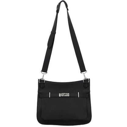 Hermes Black Taurillon Clemence Jypsiere 31 Shoulder Bag
