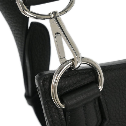Hermes Black Taurillon Clemence Jypsiere 31 Shoulder Bag