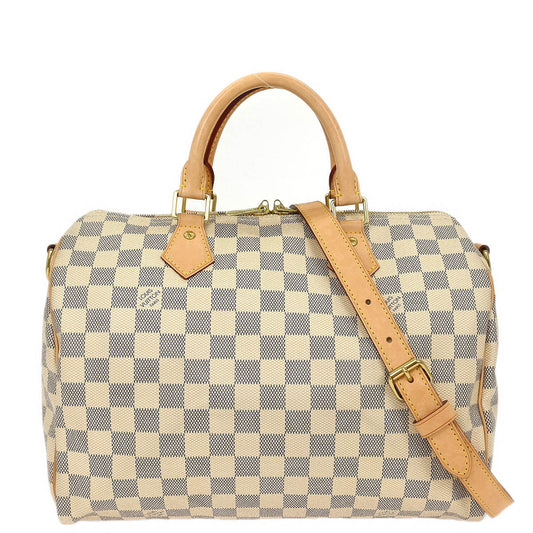 Louis Vuitton Damier Azur Speedy Bandouliere 30 Handbag N40592