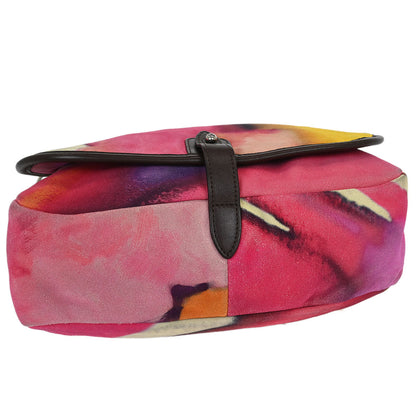 Chanel Yellow Suede Flap Shoulder Bag