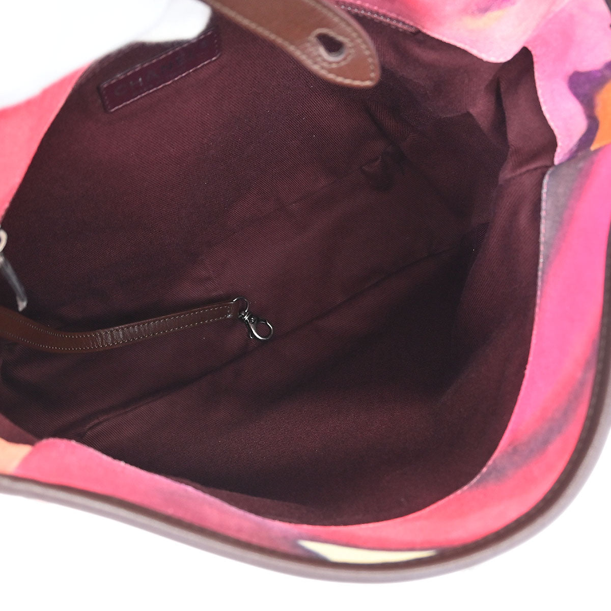 Chanel Yellow Suede Flap Shoulder Bag