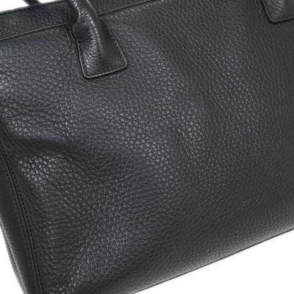 Chanel Black Deerskin Executive Cerf Tote Handbag
