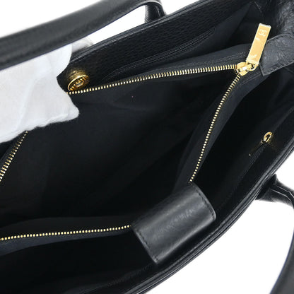 Chanel Black Deerskin Executive Cerf Tote Handbag