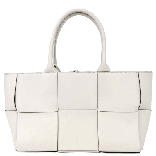 Bottega Veneta White Arco Tote Bag